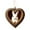 F, variant on 🎄【1PC Heart Shaped Animal Ornament – Acrylic Christmas Pendant | Woodland Animal Christmas Decoration for Tree & Gifts | Clearance Holiday Decor】