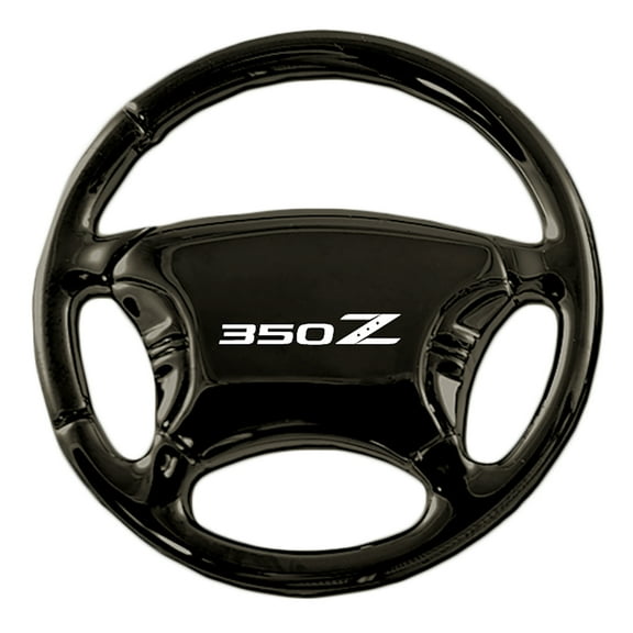Nissan 350Z Keychain & Keyring - Black Steering Wheel