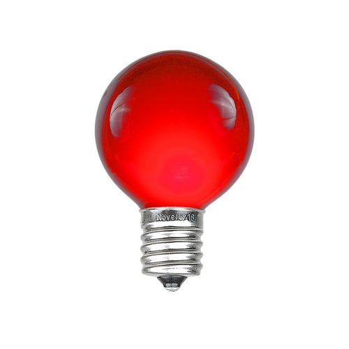 Novelty Lights 5 Watt, G30 LED Light Bulb, E12/Candelabra Base (Set of