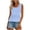 Light Blue, variant on Women’s Crochet Tank Tops 2026 Summer Sleeveless Knit Sweater Camisole Fashion Beach Vacation T-Shirt ,M