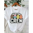 thumbnail image 2 of 1 Pce T-Shirt Vintage pour Femmes avec Motif Géométrique en Forme de Cœur, Polyester, Manches Courtes, Col Rond, Longueur Régulière, Haut d'Été Décontracté, 2 of 5
