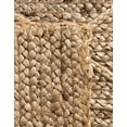 thumbnail image 6 of Unique Loom Braided Jute Collection Area Rug - Trellis (3' 3" x 5' 1" Rectangle Natural), 6 of 6