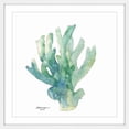 thumbnail image 2 of "Green Coral in Watercolor" Framed Painting Print, 2 of 4