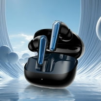 Earbuds Wireless, Hwkond Wireless Bluetooth Headphones With Charging Case Fingerprint Control AndSmart Noise Reduction Earphones IPX5 Living Water Proof, Black, Up to 60% Off