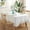 White, variant on White Ruffles Cotton Fabric Table Cloth Washable Tablecloth, Home Wedding Party Dining Banquet Decoration Luxuriou Table Cover