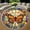 Monarch Butterfly, variant on Round Rug, Indian Flag 3 Soft Washable Carpet, Non-Slip Floor Mat for Living Room Bedroom Home Decor 24 Inch