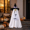thumbnail image 4 of Ktlvex Halloween Ghost Decorations, Ghost Goose Outfit with Witch Hat, Outdoor Yard Porch Standing Halloween Display for Home Holiday Party Decor（B）, 4 of 5
