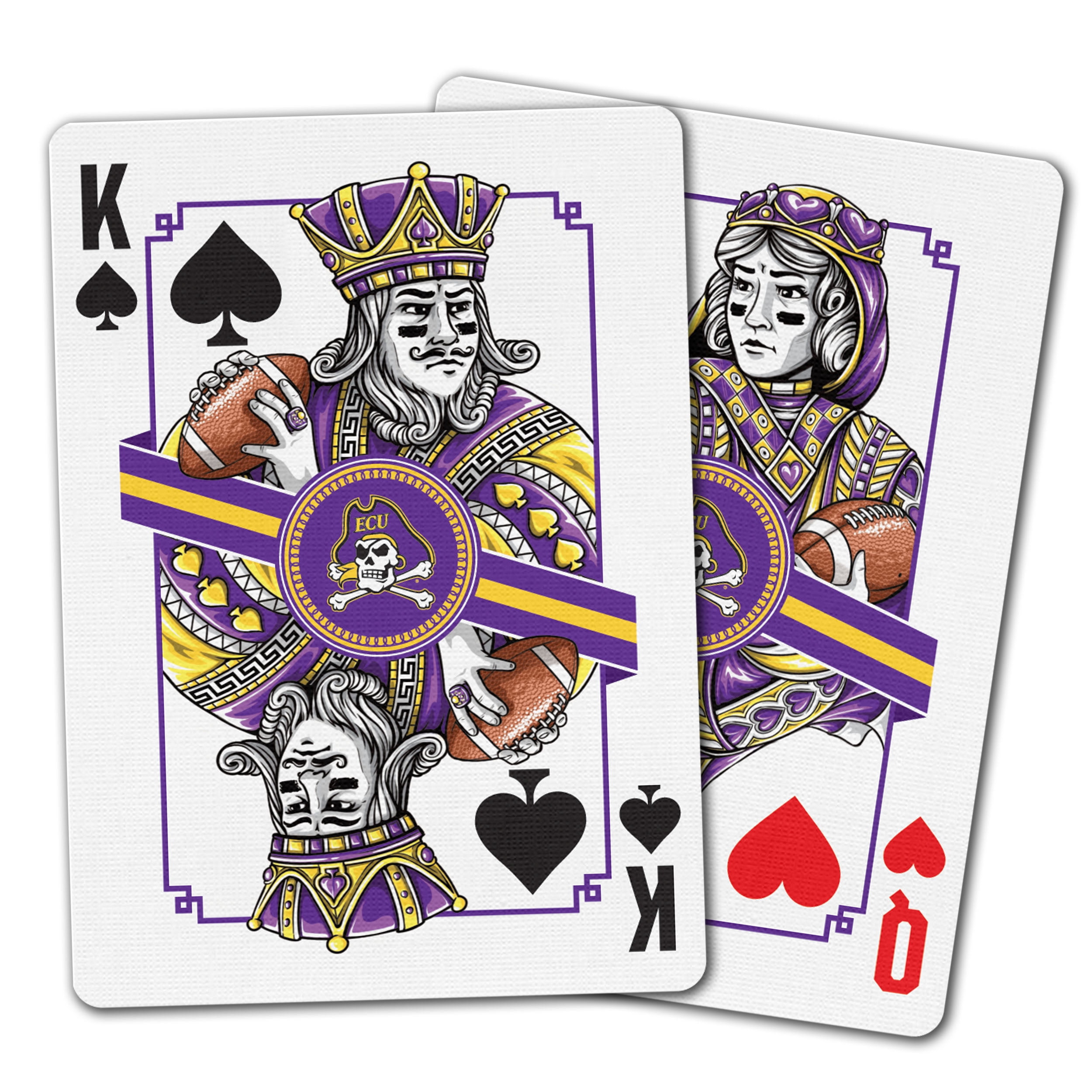 YouTheFan NCAA East Carolina Pirates Classic Series Playing Cards