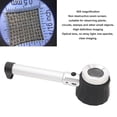 thumbnail image 3 of Handheld Magnifier Loupe, Measure Scale Magnifier Loupe 180mAh 45X Magnification Clear 3 LED Light Portable  for Reading for Travel, 3 of 7