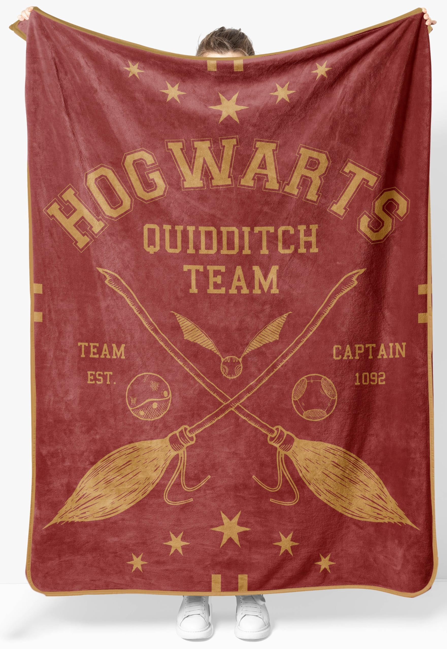 Harry Potter, Gryffindor Woven Tapestry Throw Blanket, 48x60