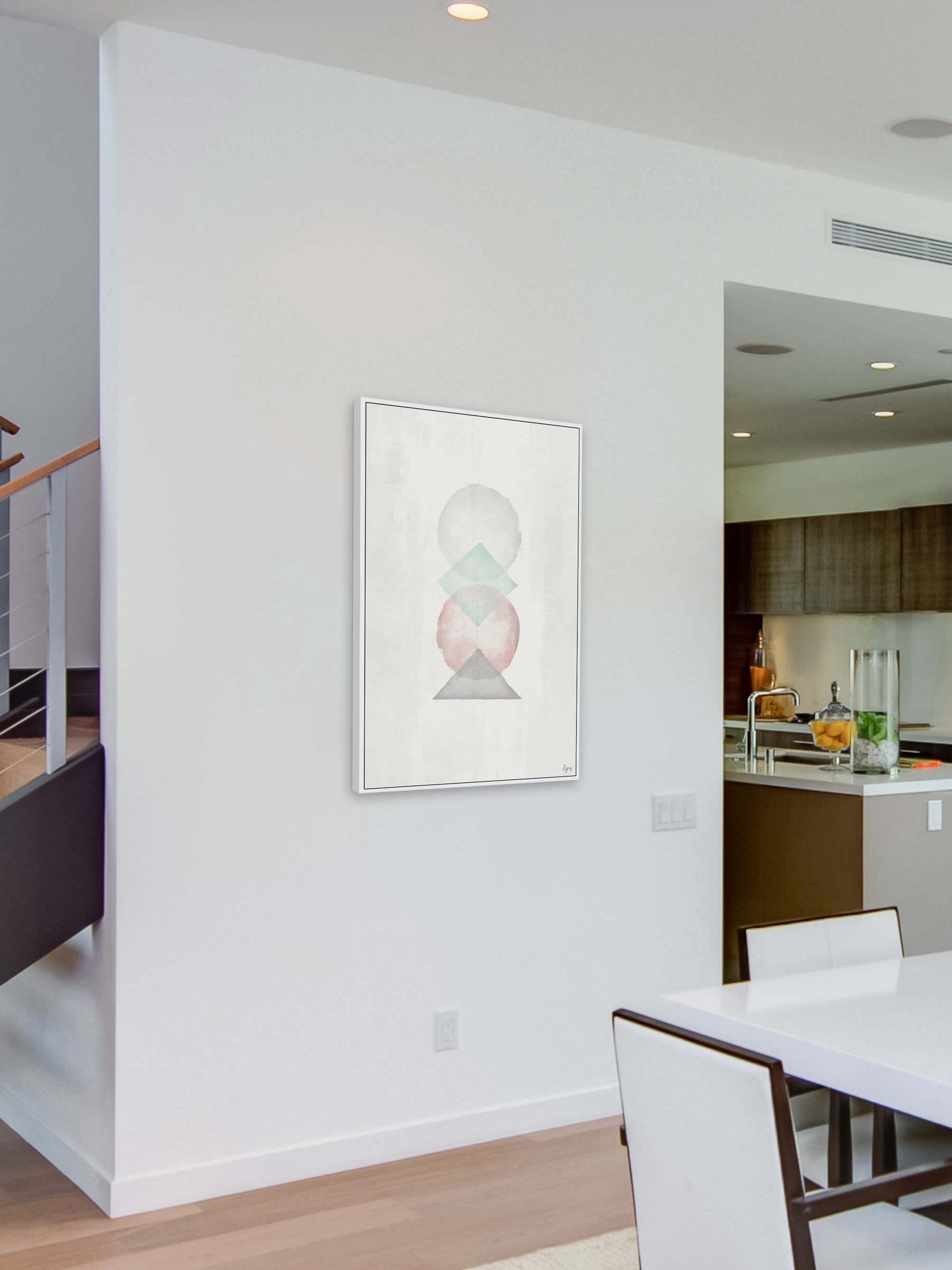 Volupte Floater Framed Painting Print on Canvas