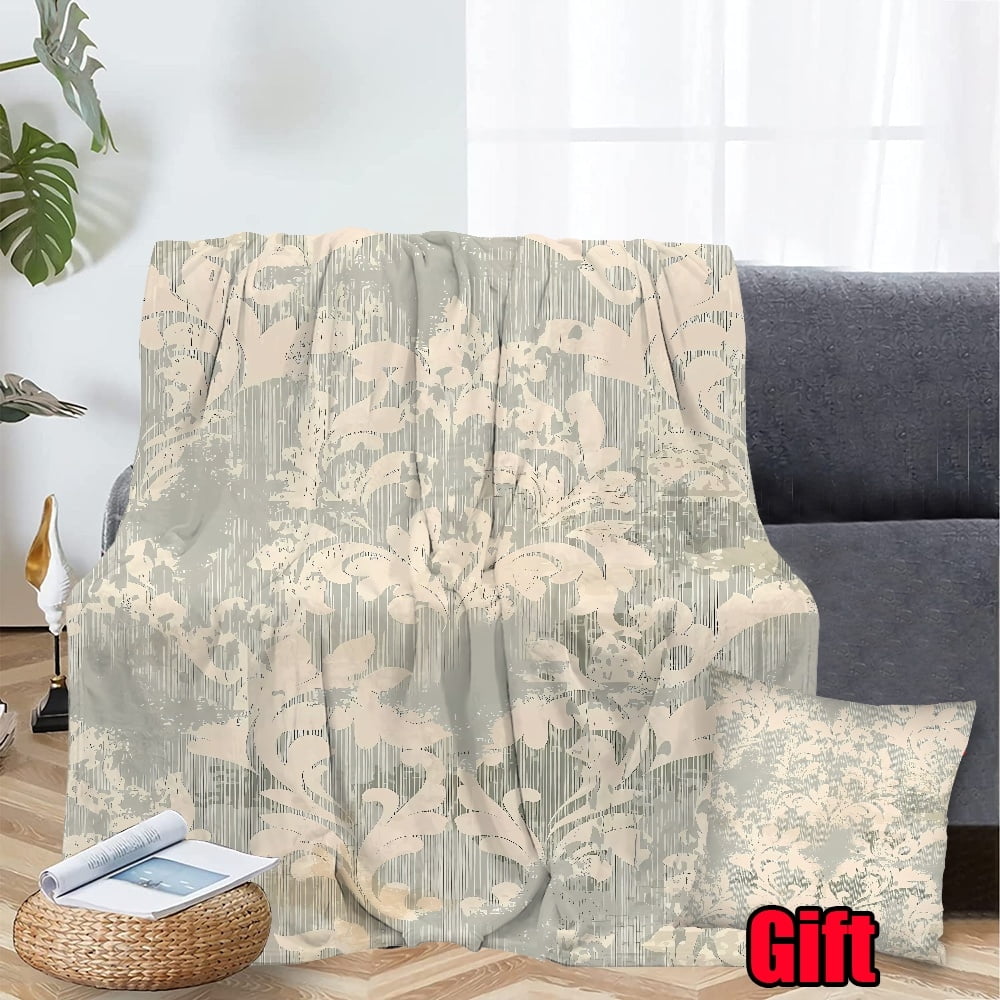 Bohemian Style Bed Blanket With Pillow Cover Bed Sofa Living Room