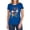 Royal, variant on Superman Torn Collage Women's T Shirt, Navy, 2X-Large