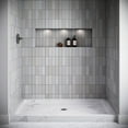 thumbnail image 2 of Streamline NTM-632-60MB-AL 60 in. x 36 in. Alcove Acrylic Shower Base in Matte Marble with Center Drain, Drain Included, 2 of 4