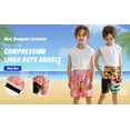 thumbnail image 3 of BULLPIANO Boys Swim Trunks Boxer Brief Compression Liner Swim Shorts Quick Dry Bathing Suit Summer Beach Shorts, 3 of 9