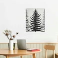 thumbnail image 2 of PIKWEEK Snow Covered Christmas Tree Holiday Word Design Canvas Wall Art,, 2 of 4
