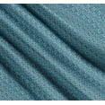 thumbnail image 3 of Soimoi Blue Cotton Voile Fabric Stripe & Alphabets Text Print Fabric by the Yard 42 Inch Wide, 3 of 7