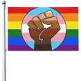 thumbnail image 1 of Bandera de bondad, paz, igualdad, amor, inclusión, esperanza y diversidad, de 90 x 150 cm, ideal para balcones y patios, ideal como pancarta decorativa para jardín., 1 of 3