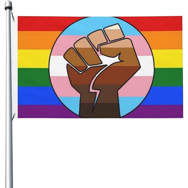 Bandera de bondad, paz, igualdad, amor, inclusión, esperanza y diversidad, de 90 x 150 cm, ideal para balcones y patios, ideal como pancarta decorativa para jardín.