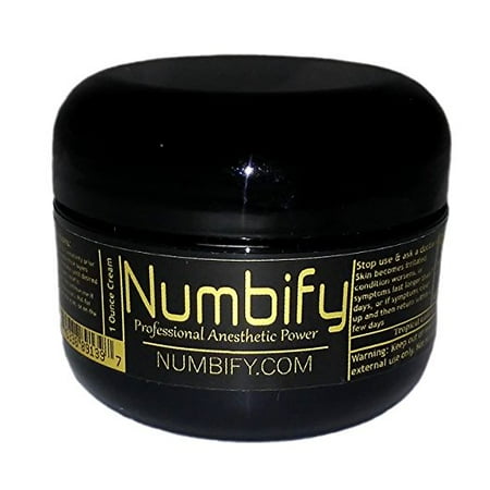 Numb-ify Numbing Cream - For Tattoo, Waxing, & Much Much More (1 (Best Skin Numbing Cream For Tattoos)