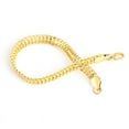 thumbnail image 2 of Luxury Men Stainless Steel Chain Bracelet Cuban Curb Link Hip Hop Jewelry, 2 of 6