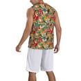 thumbnail image 2 of Honeii Funny Owl Bird print basktball shirt for men and women, Unisex basketball jersey for Theme party-Small, 2 of 6