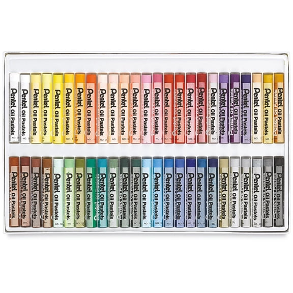 Pentel Oil Pastel 50-Color Set