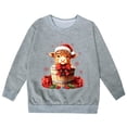 thumbnail image 4 of Chandail en Molleton à Manches Longues pour Filles, Graphique, Mignon, Col Rond, Pull-Over, Vêtements pour Filles, 4 of 4