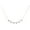 White, variant on Diamond Triangle Necklace 18K Yellow Gold over 925 Sterling Silver | Everyday Jewelry for Women, Birthday Gift for Her