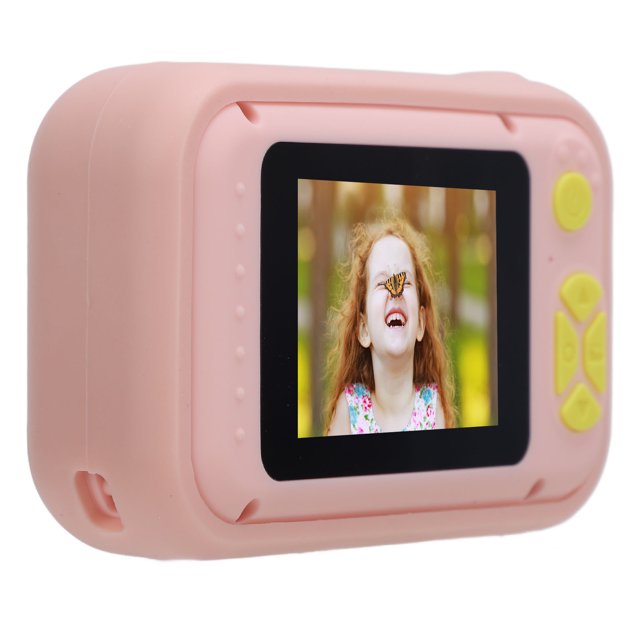 Cámara Para Niños, Cámara Digital Con Lente Abatible De 40 MP Y Pantalla HD, Fotografía Interesante, Material De Primera, Duración De La Batería Duradera, Funciones