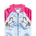 thumbnail image 2 of 365 Kids From Garanimals Girls Unicorn Bomber Jacket, Sizes 4-10, 2 of 3