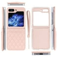 thumbnail image 2 of for Samsung Galaxy Z Flip 5 Case, Luxury PU Leather Wallet Protective Phone Case Card Holder Purse Phone Cover Case with Wrist Strap for Samsung Galaxy Z Flip 5 Shockproof Case, Pink, 2 of 7