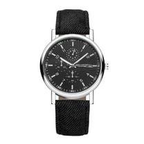 Jewelry VerPetridure Men's And Women's Leather Belt Sport Quartz Wrist Analog Watch