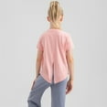 thumbnail image 5 of GYRATEDREAM 2 Pack Girls Short Sleeve Dry-Fit Crew Neck Active Athletic Performance T-Shirt for Kids 5-12 Years, 5 of 10