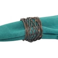 thumbnail image 3 of Napkin Rings Set of 6, Mesh Serviette Rings, Antique Napkin Rings Bulk for Party Decoration, Dinning Table, Everyday, Family Gatherings - A Great Tabletop Décor - Bronze/Antique Copper, 3 of 5
