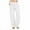White2, variant on zbxnLI Lounge Pants for Women Casual Summer Wide Leg Cotton and Linen Pants Lightweight Trousers with Pockets
