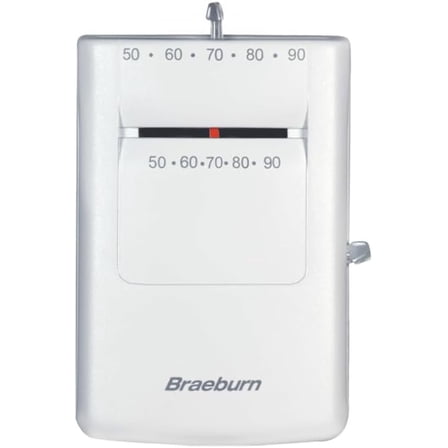 Replacement for Braeburn 505 Heat-Only 24V Mechanical Thermostat