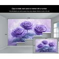 thumbnail image 4 of Purple Rose Wall Mural - Elegance Flower Murals For Living Room Bedroom, Rose Wall Mural 118"W x 83"H (Not Peel and Stick), 4 of 6