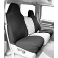 thumbnail image 2 of CalTrend Front Highback Buckets Faux Leather Seat Covers for 1980-1995 Jeep CJ7|Wrangler - JP127-03LX Charcoal Insert and Trim, 2 of 3