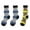 Multicolor5, variant on Hoshose Spring and Summer Fashion Women Striped Socks Retro Design Nylon Long Socks Athletic Calf Tube Socks for Teens