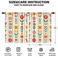 thumbnail image 2 of Blackout Kids Curtains,Pioneer Flower Floral Print Pattern Childrens Insulated Curtains Set Of 2,Bedroom Essentials,Toddler Room Decor 42"x54", 2 of 5