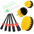 thumbnail image 1 of 10pcs Car Detailing Brushes Multi Purpose Electric Drill Brush for Automobile Wheels Exhaust Pipes, 1 of 5
