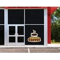 thumbnail image 2 of FRESH HOT COFFEE 48" Concession Decal sign cart trailer stand sticker equipment, 2 of 3