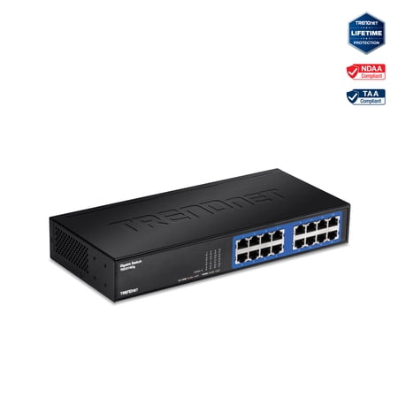 UPC: 0710931610208 | TRENDnet TEG-S16Dg  16-port Gigabit GREENnet Network Switch
