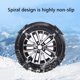 thumbnail image 5 of De Nieve Antideslizantes Para Coche, Cadenas De Neumáticos Antideslizantes Ajustables, Cadenas De Nieve Para Coche 8 Cadenas Scienceny HA040654-02, 5 of 6