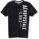 thumbnail image 1 of Aeropostale - Camiseta gráfica para hombre Ath 1987 Dept, color negro, pequeña, 1 of 1
