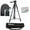 Tripod with Case, variant on Professional 75" Tripod 3-Way Panhead Tilt Motion & Water-Resistant Backpack with Fully Adjustable Dividers for Cameras/Camcorder by Canon, Nikon, Sony, Sigma, Olympus, Panasonic & Most Other Brands