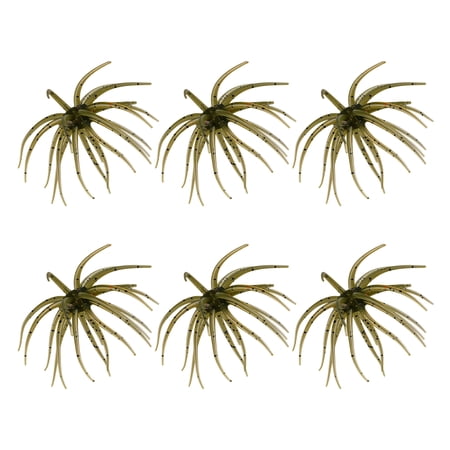 6Pcs Artificial Sea Urchin Lure Soft Floating Swimbait Artificial Baits For most Beginner And Professional Anglers
