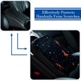 thumbnail image 5 of Constellation Soft Furry Printed Armrest Cover Car Armrest Pad Accessory 12.5x8.2 Inch Comfortable, 5 of 6