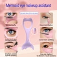 thumbnail image 4 of Xihbxyly Herramienta de Maquillaje de Ojos, Pincel Delineador 5 En 1, Aplicador de Rímel con Peine Curvo, Herramienta Multifuncional Fácil de Usar, Perfecta para Pestañas y Párpados, Esencial para Lo, 4 of 4